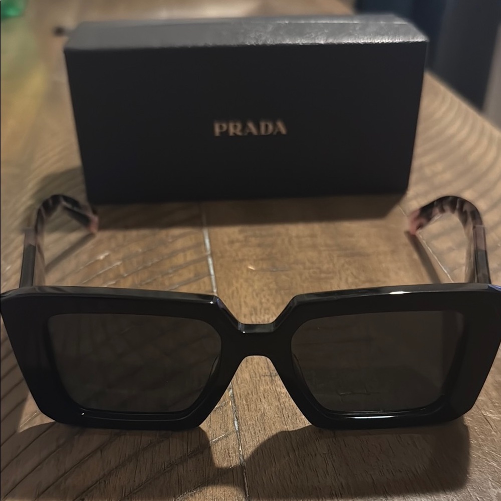 Prada Black Square Sunglasses